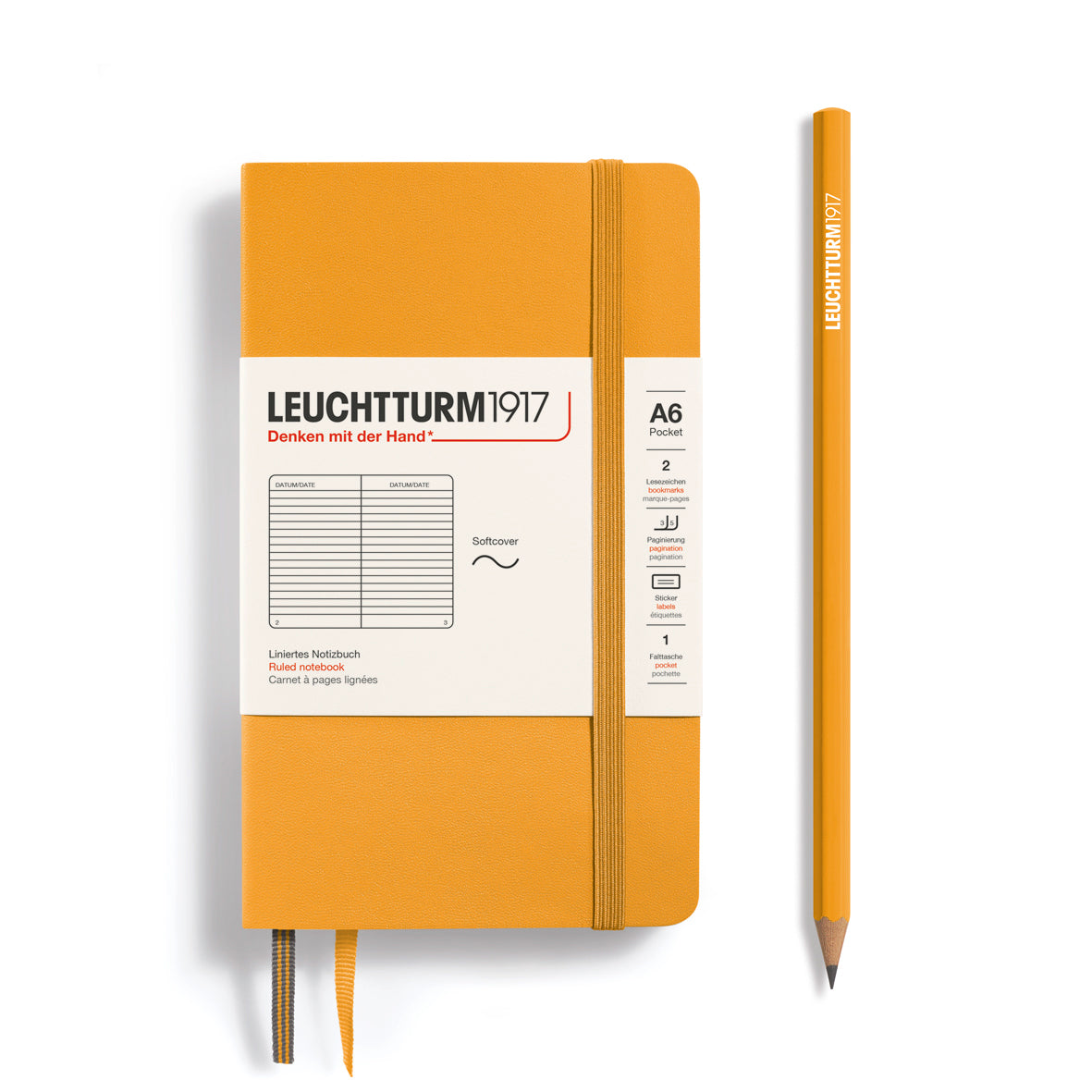 Leuchtturm1917 A6 Softcover Pocket - Rising Sun