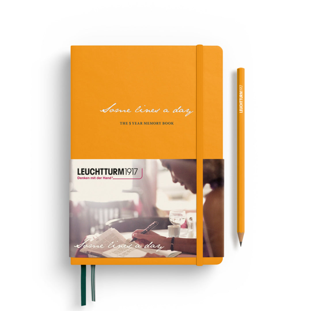 LEUCHTTURM1917 Some Lines A Day 5 Year Memory Book A5- Rising Sun