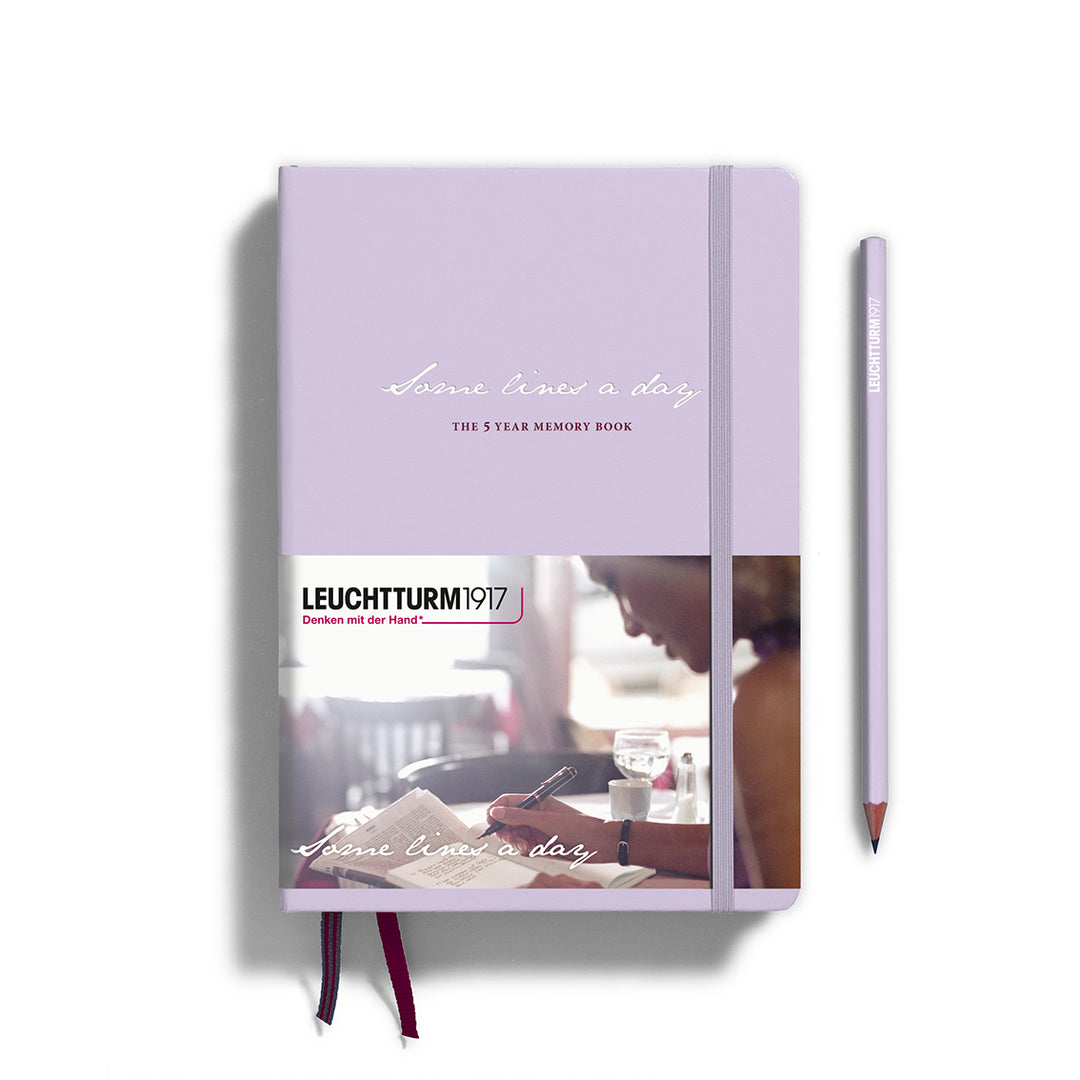 Leuchtturm1917 Some Lines A Day 5 Year Memory Book A5- Lilac