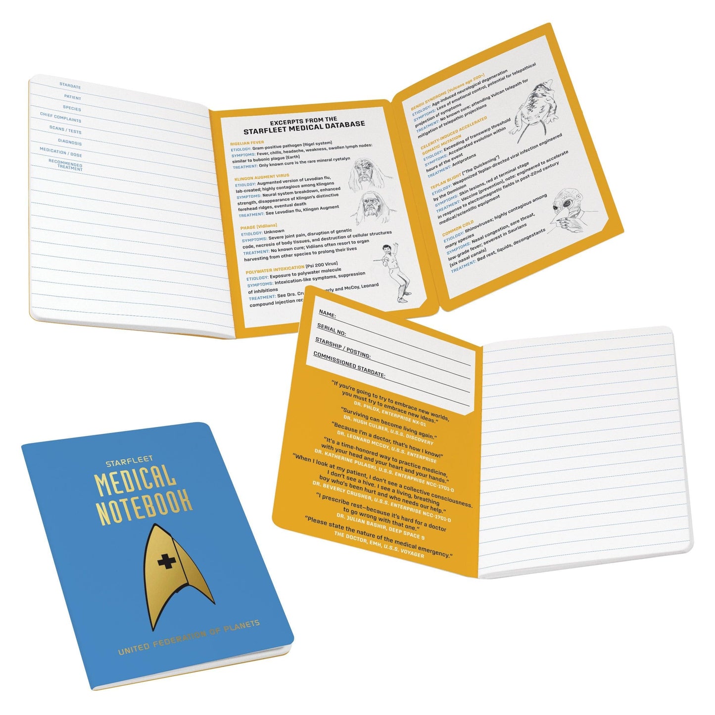 The Unemployed Philosophers Guild Star Trek Medical Notebook