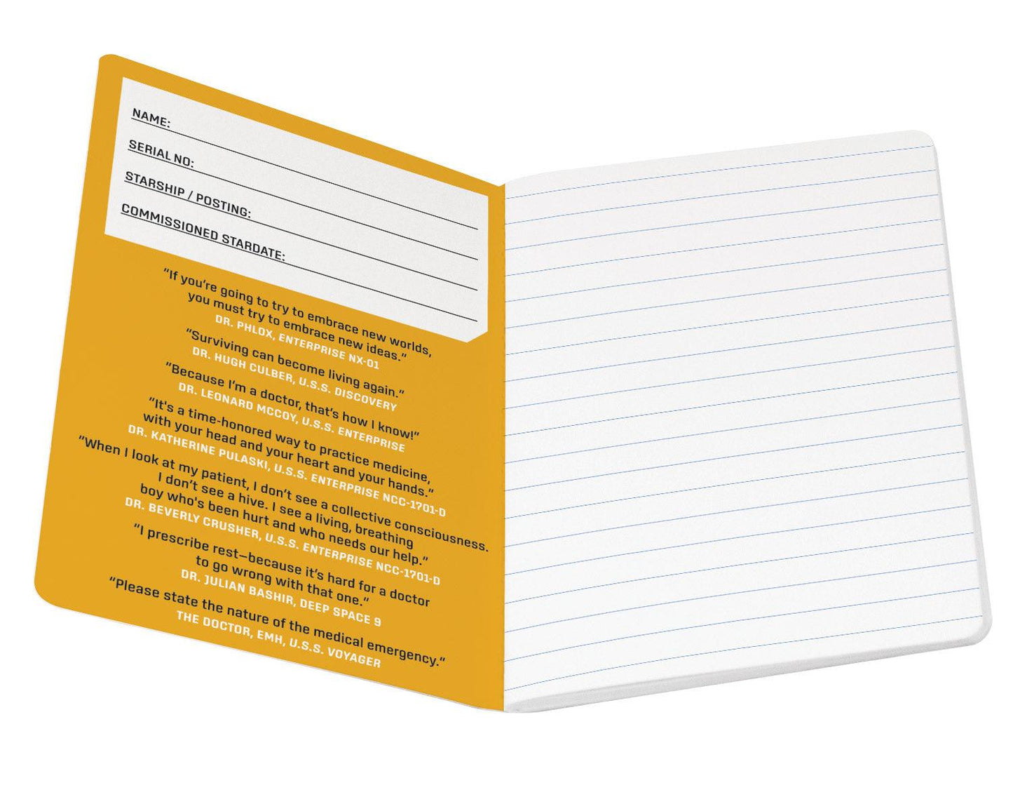 The Unemployed Philosophers Guild Star Trek Medical Notebook