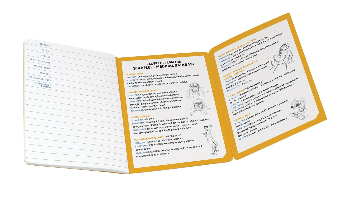 The Unemployed Philosophers Guild Star Trek Medical Notebook