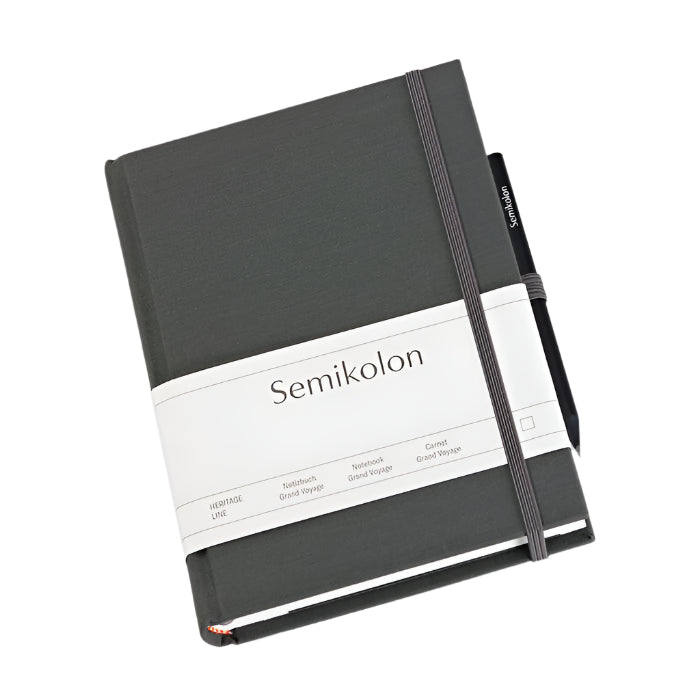 Semikolon Notebook Grand Voyage Lava Stone