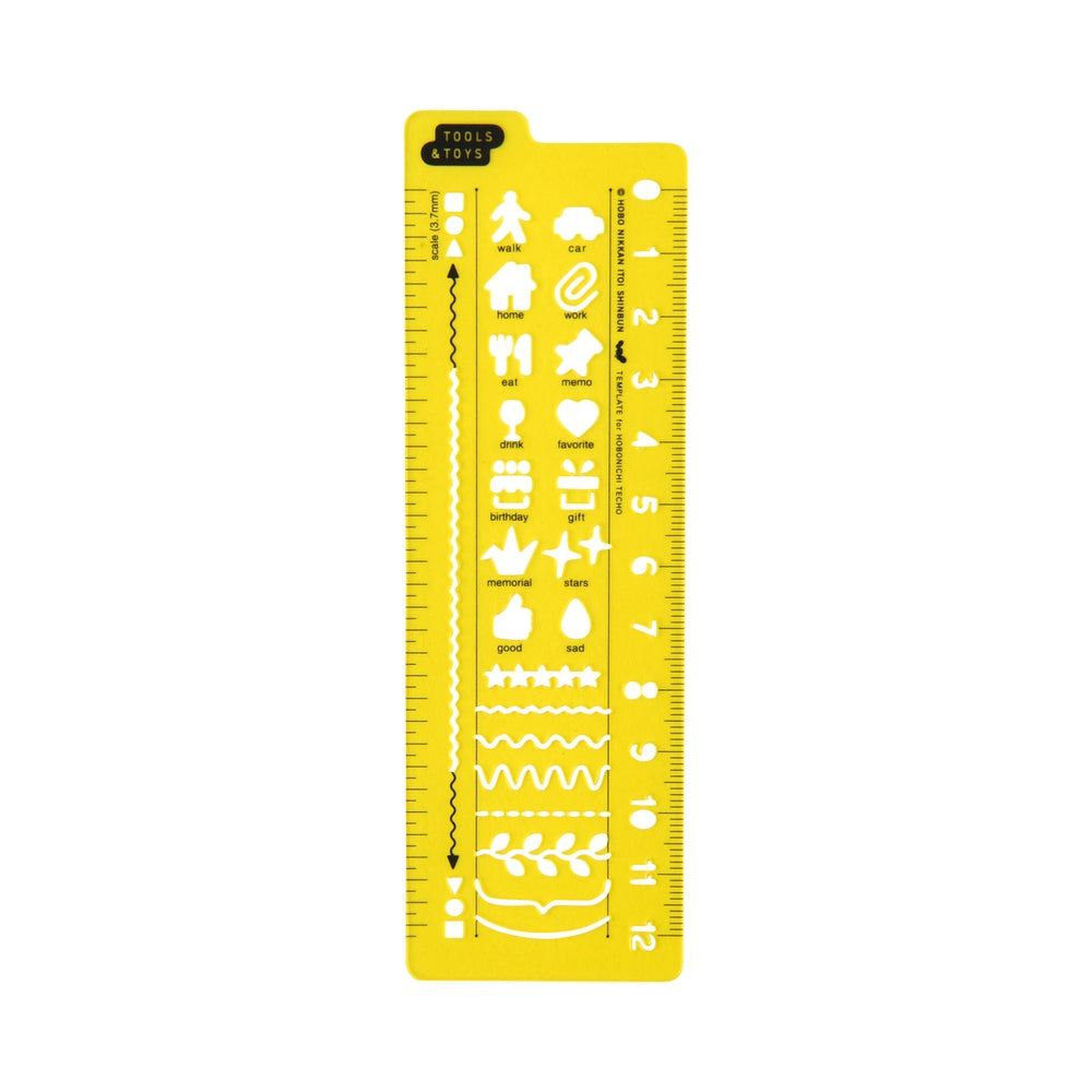 Hobonichi Accessories Stencil - Schedule
