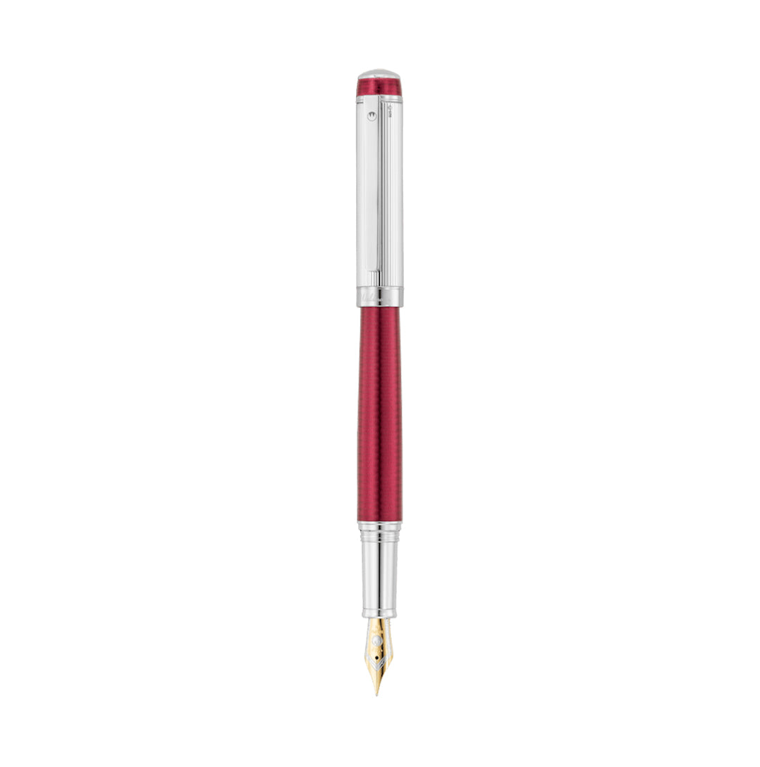 Waldmann Grandeur Gold Nib Fountain Pen - Burgundy Lacquer