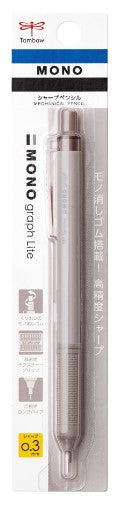 Tombow Monograph Light mechanical pencil 0.3mm grayish brown