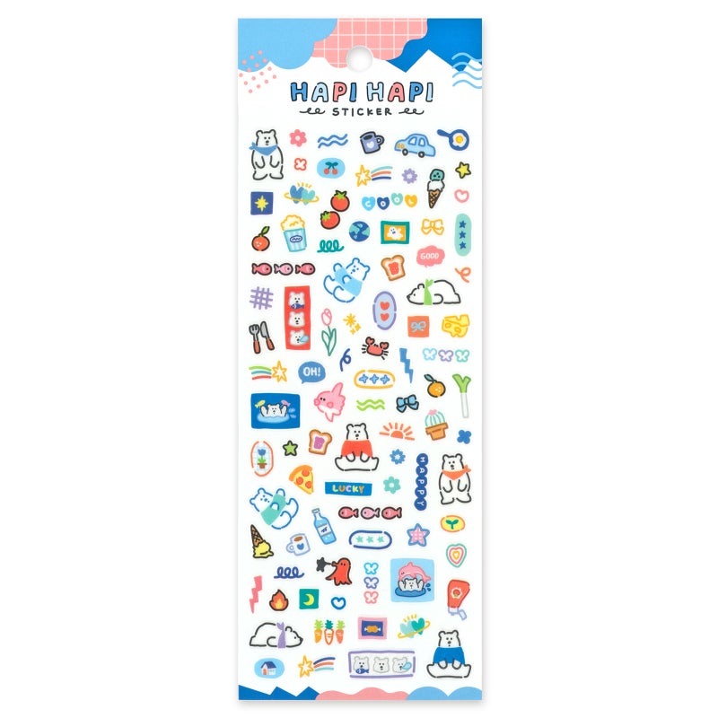 Mindwave Stickers Happy Happy Sticker - Polar Bear