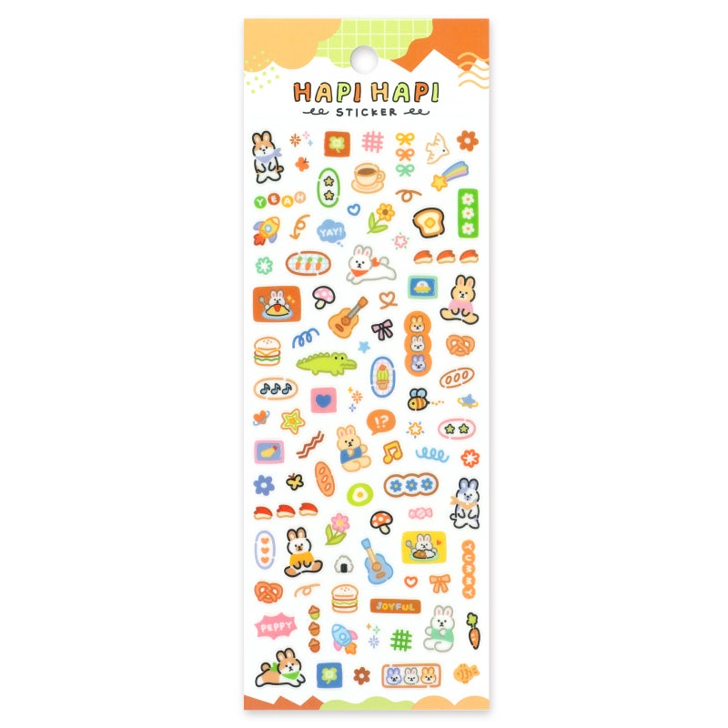 Mindwave Stickers Happy Happy Sticker - Rabbit
