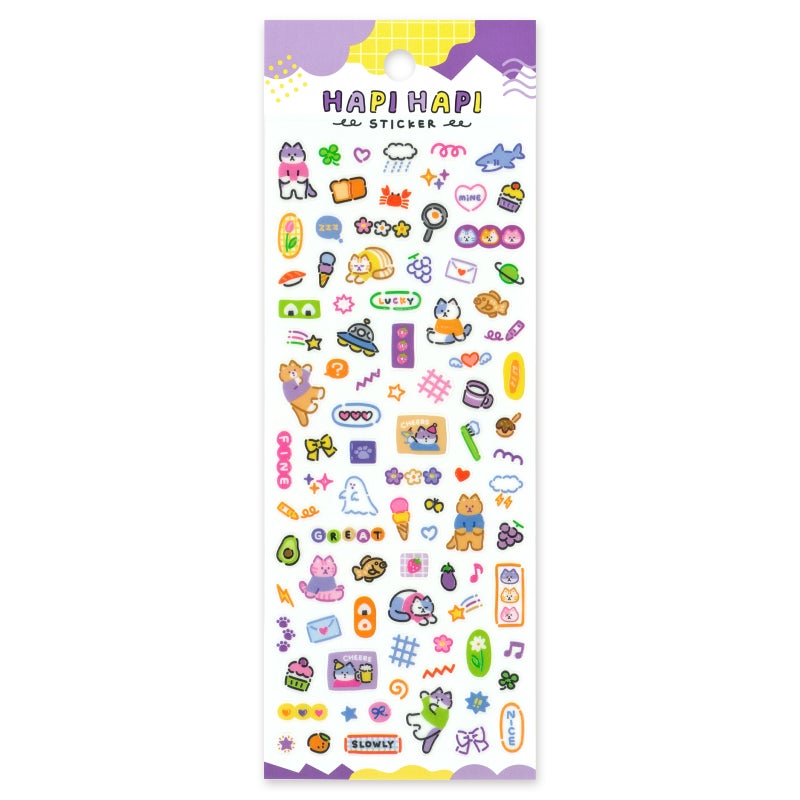 Mindwave Stickers Happy Happy Sticker - Cat