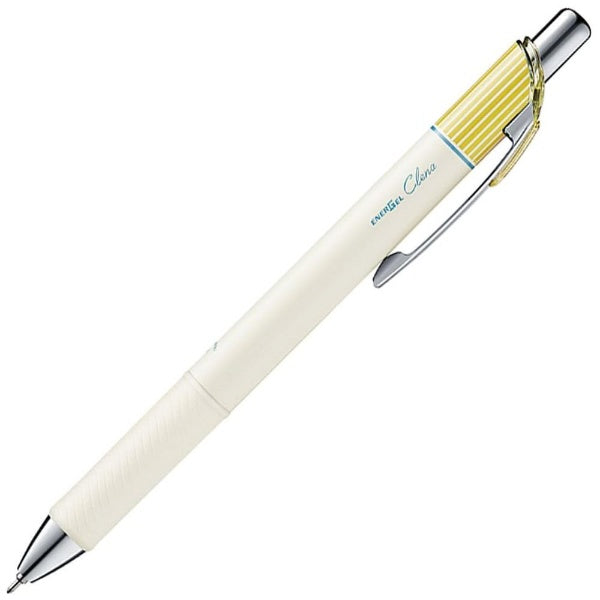 Pentel EnerGel Clena 0.5mm Ballpoint Pen - Yellow