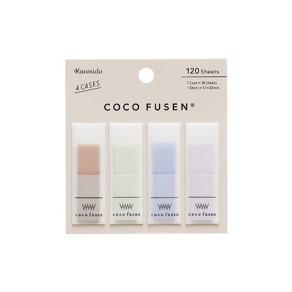 KANMIDO Sticky Notes Color COCO FUSEN 12 x 42 mm - Moonlight
