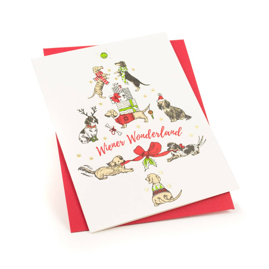 Wiener Wonderland Card: Box Set of 6 Cards