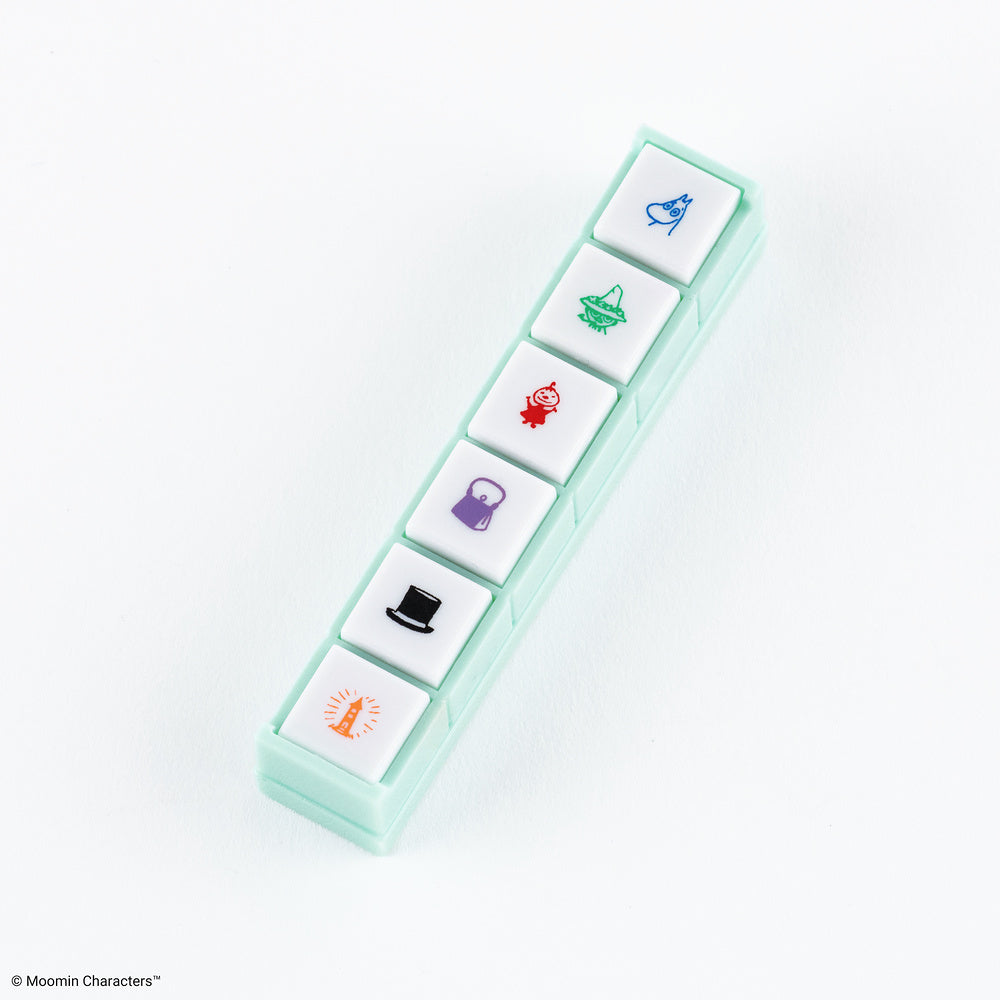 Hobonichi Moomin Kodomo no Kao Pochitto6 Push-Button Stamp