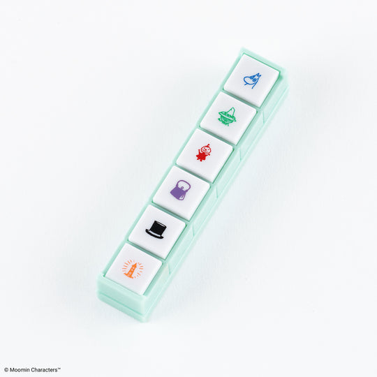 Hobonichi Moomin Kodomo no Kao Pochitto6 Push-Button Stamp