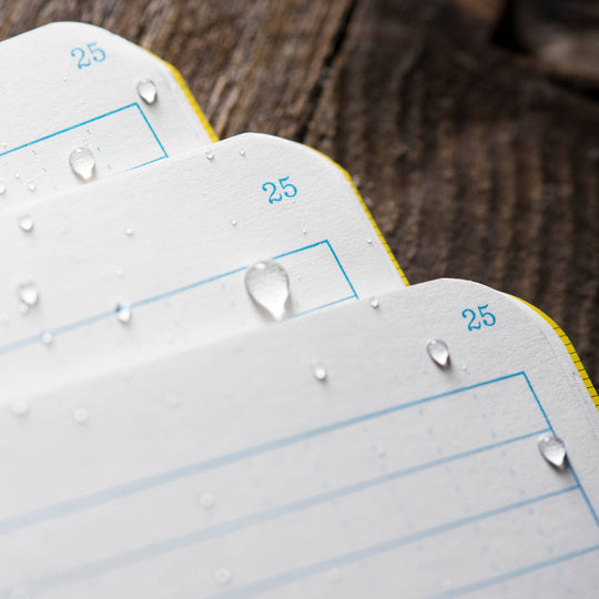 Rite in the Rain Notebook, 3.25" x 4.625" Yellow Cover 3 PK