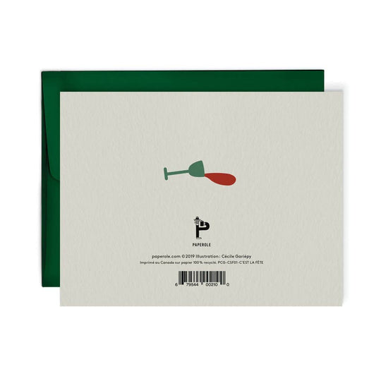 C’EST LA FÊTE — Greeting card