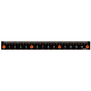 Raymay Fuji Ruler - Orange
