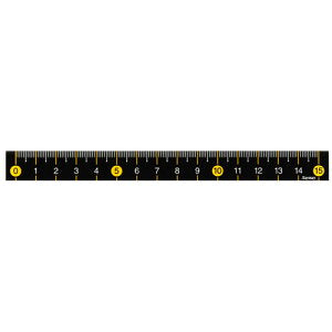 Raymay Fuji Ruler - Yellow