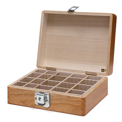 Collect Stamp Box with Lock- Wood