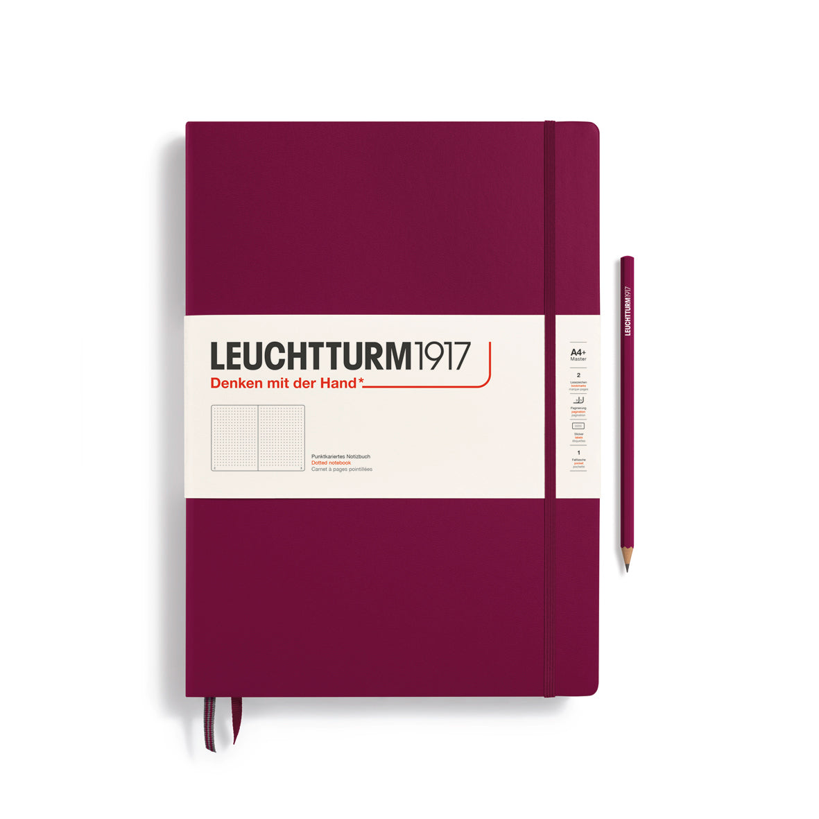 Leuchtturm1917 A4+ Master Slim - Port Red