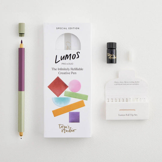 Lumos Pro - Colour Block: Sky Blue - Clementine / Duo Tip