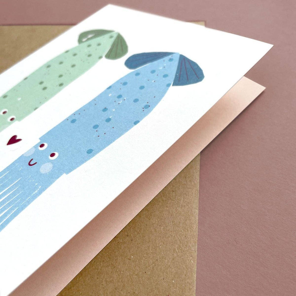 Greeting Card Squid