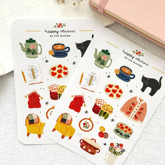 Granny Things - Planner &amp; Journal Stickers | A6 Matte Paper