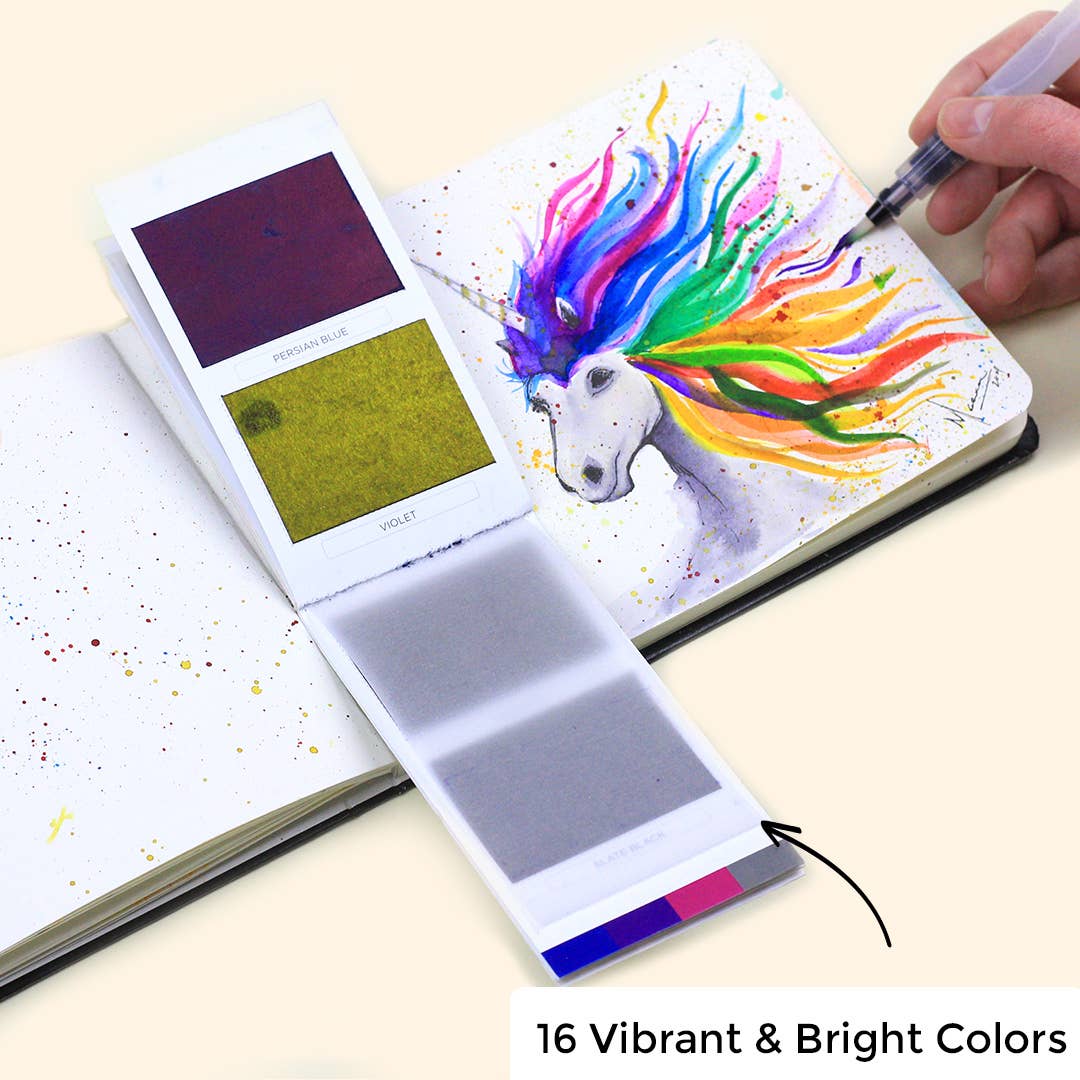 Viviva Colors Original Colorsheets - 16 Handmade Watercolors
