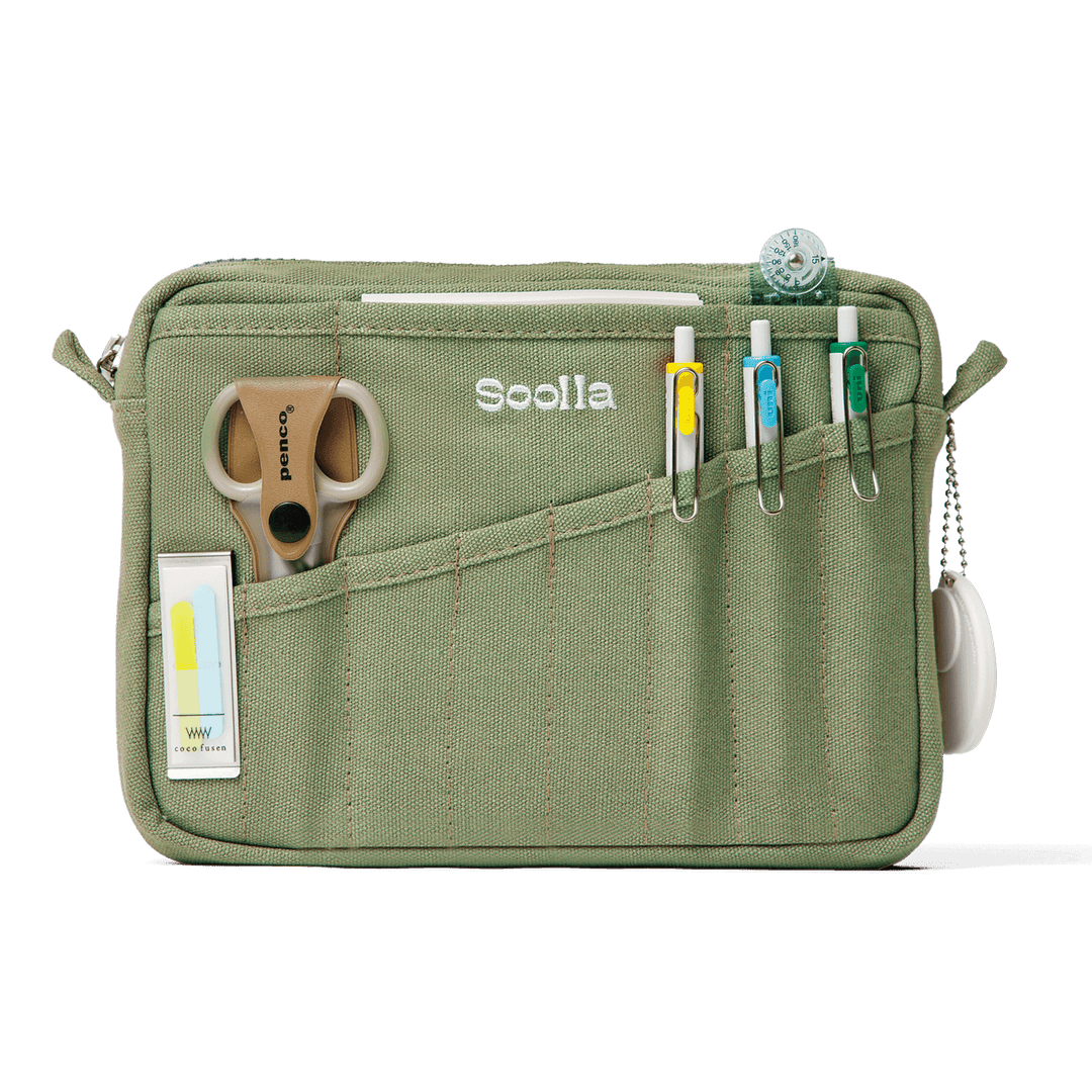 SSoolla® Studio Pouch Organizer - Ganja Green