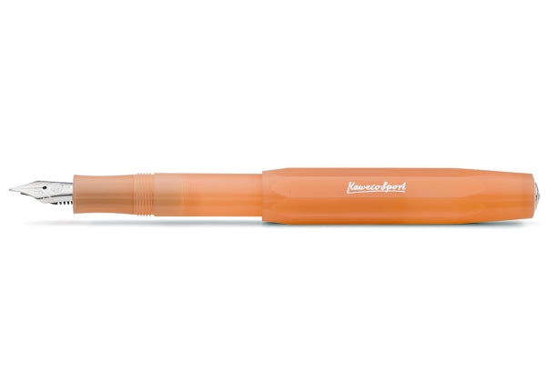 Kaweco FROSTED SPORT Fountain Pen - Soft Mandarin