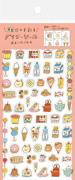 FURUKAWA SHIKO Planner Stickers Watashi-Biyori Daily Sticker Sweets