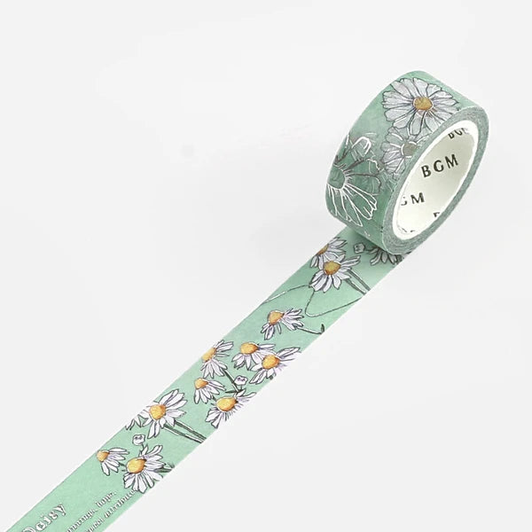 BGM Washi Tape Blossom/Sky Green