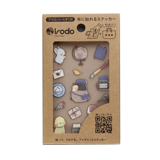 Irodo Fabric Transfer Stickers - Fluffy Letter