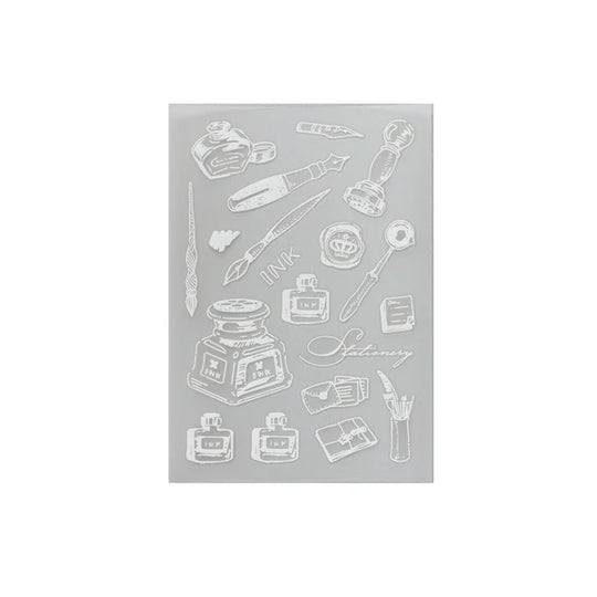 Irodo Fabric Transfer Stickers - Ink white