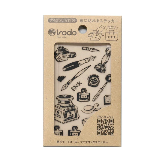 Irodo Fabric Transfer Stickers - Ink Black