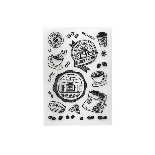 Irodo Fabric Transfer Stickers - Coffee Black