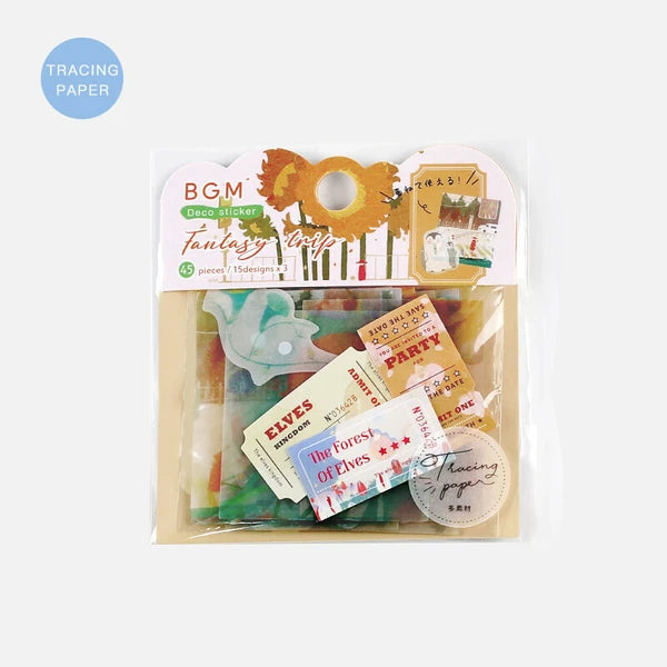 BGM Stickers Planner Tracing Paper Phantom Journey/Spirit