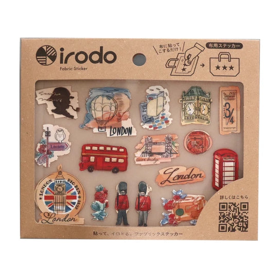 Irodo Fabric Transfer Stickers - World Travel UK