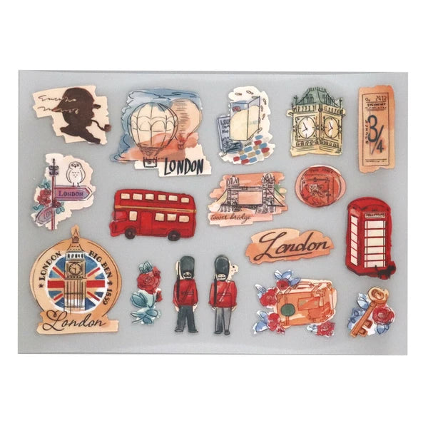 Irodo Fabric Transfer Stickers - World Travel UK