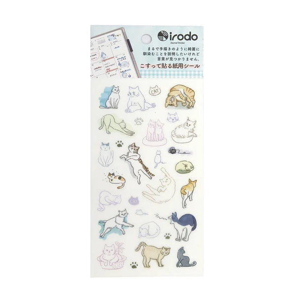 Irodo Planner Stickers Paper Transfer - Cat