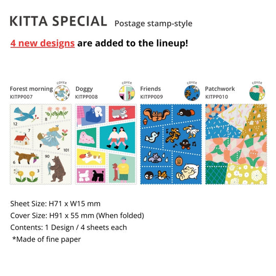 Kitta Washi Tape - Patchwork