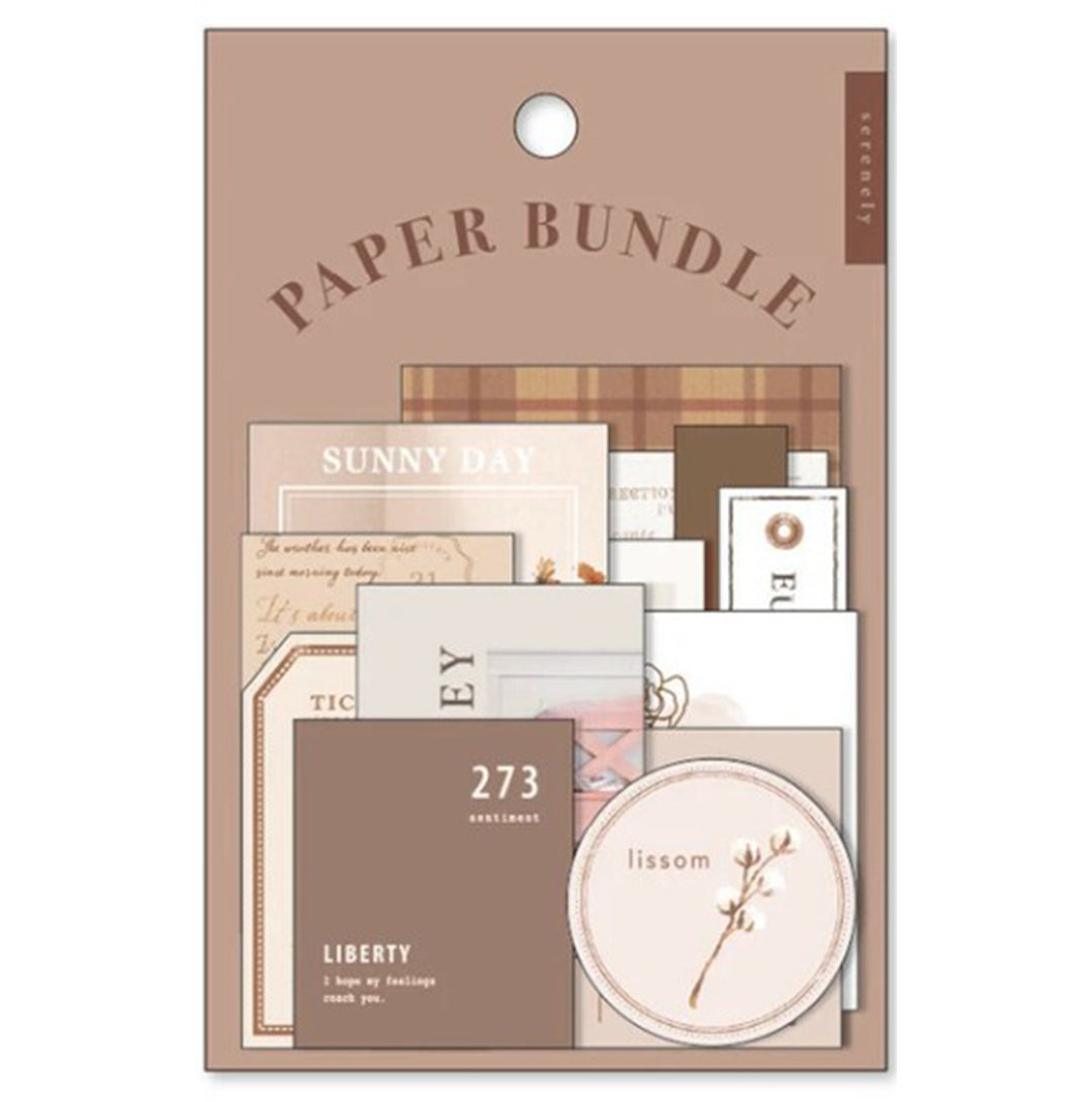 Mind Wave Sticker Paper Bundle Brown