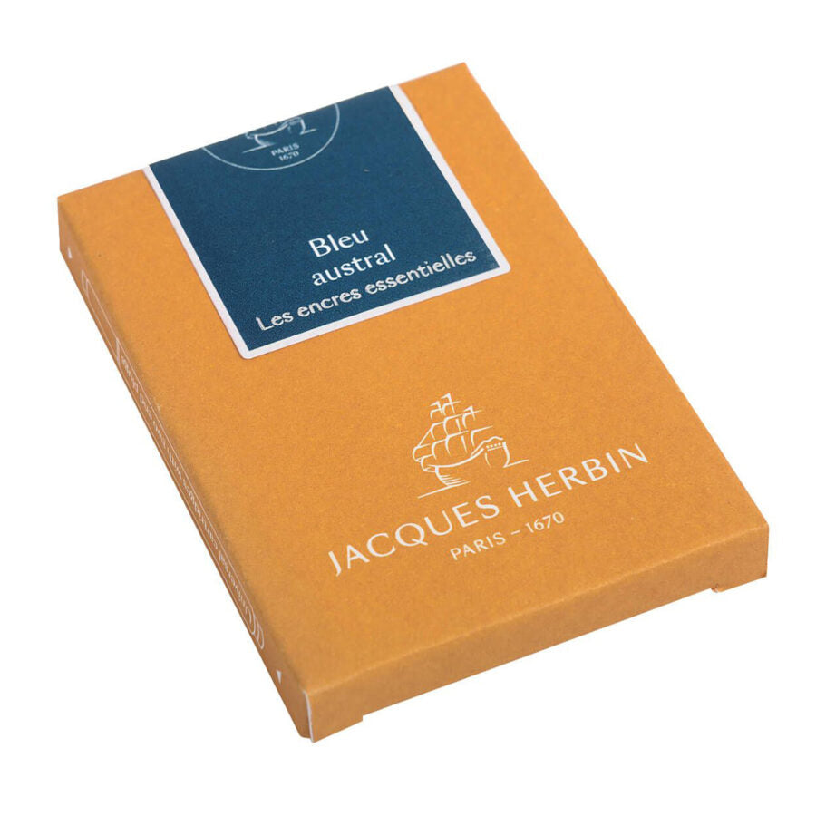 Jacques Herbin Fountain Pen Ink Extra Long-Austral Blue