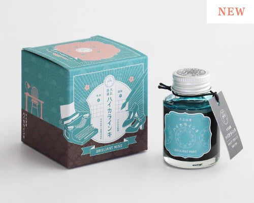 Teranishi Bottled Ink Taisho Roman 40ml - Brilliant Mint