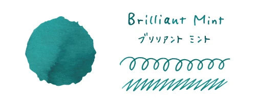 Teranishi Bottled Ink Taisho Roman 40ml - Brilliant Mint