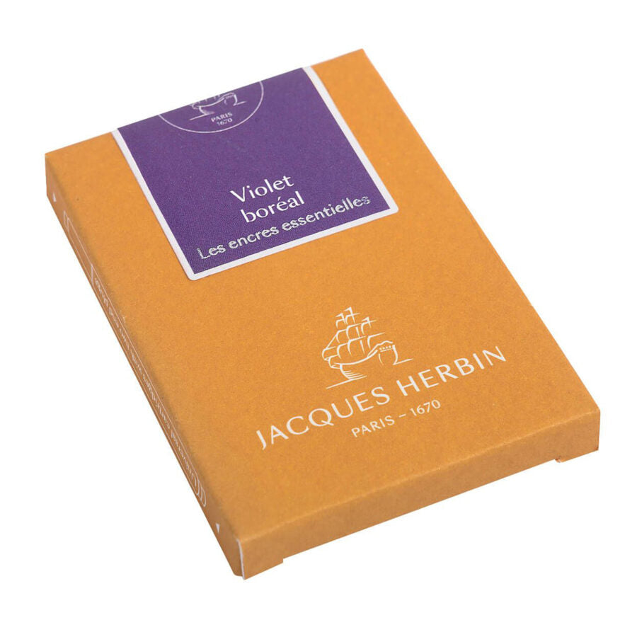 Jacques Herbin Fountain Pen Ink Extra Long- Violet Boreal