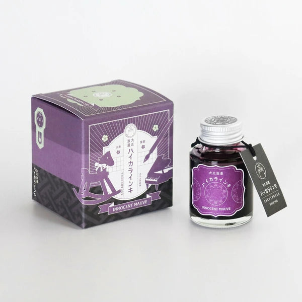 Teranishi Fountain Pen Taisho Roman Haikara Ink - Innocent Mauve