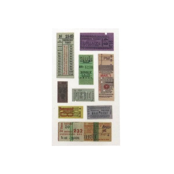 Irodo Paper Transfer Stickers - Ticket