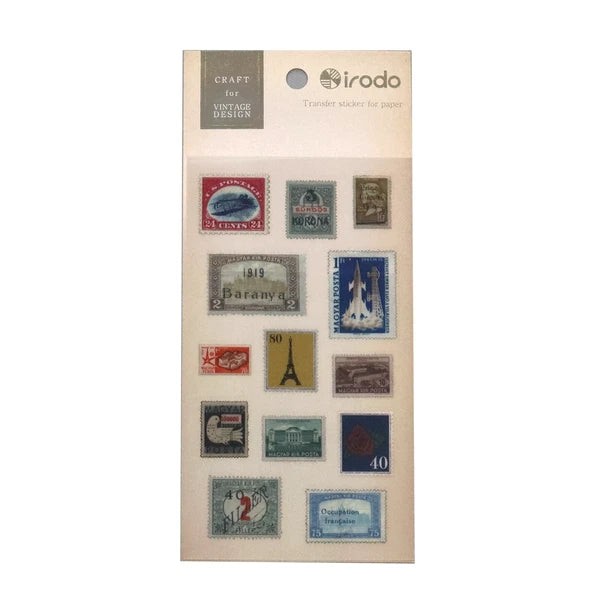 Irodo Planner Stickers Paper Transfer - Postage Stamp