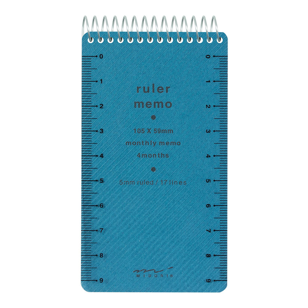 Memo Pad with Scale <S> Blue
